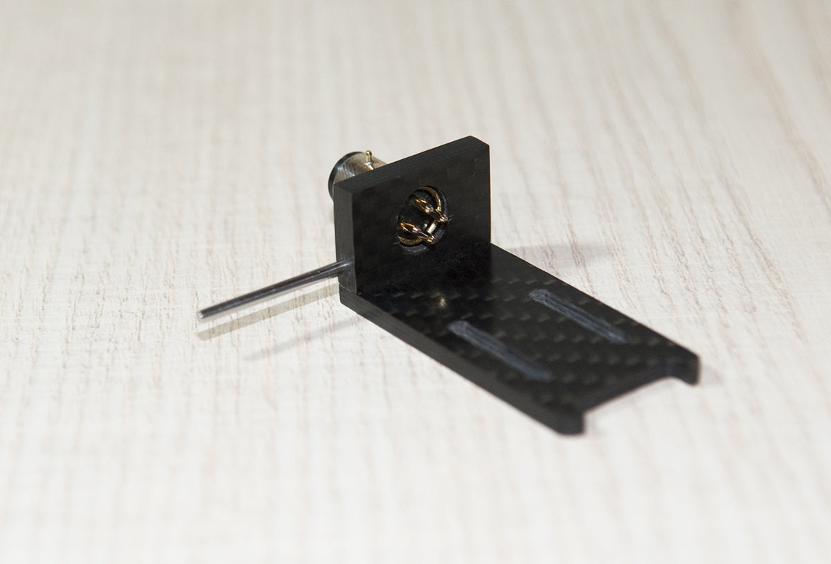 Custom-Made Headshell f. EMT 909 912 929 997 Tonearms made of Real Racing Carbon4