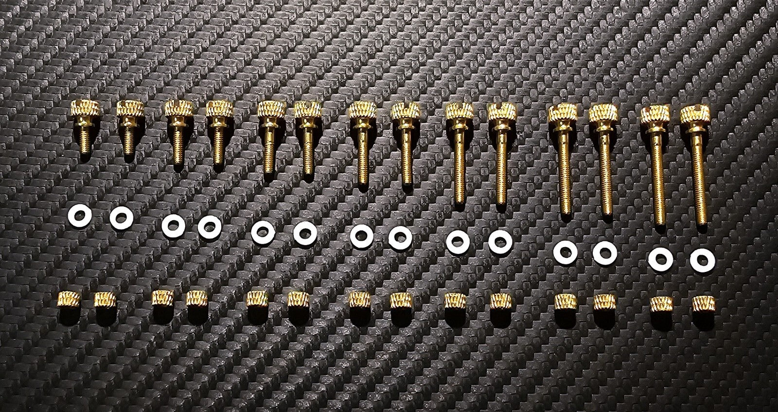 High End Premium Schrauben Set BRONZE M2.5 6-20mm NICHT MAGNETISCH -NEU-1