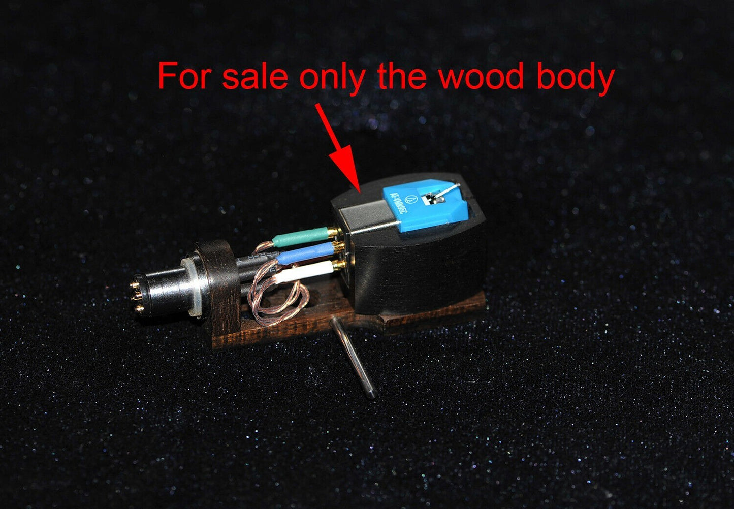 Custom-Made Wood Body für Audio-Technica AT-VM95 Series aus Ebenholz1