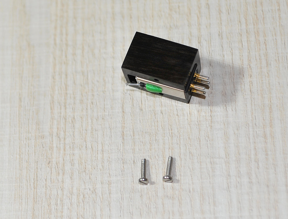 Ebony Wood BODY f. AudioTechnica AT95E Cartridge MC Look Perfect Sound Improv.2