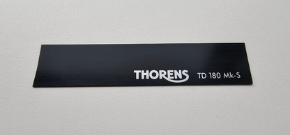 Thorens TD 180 Mk-S Decal Badge Sticker Label 2 Stück Original / Genuine parts4
