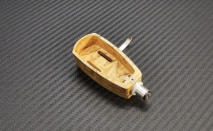 Custom-Made Headshell Opera Collection Series Overhang Azimuth Adjustment Birch2