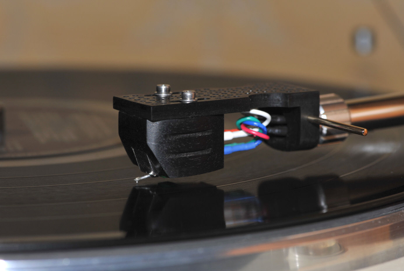 Ebony Wood BODY f. AudioTechnica AT-VM95 Cartridge MC Look Perfect Sound Improv.0
