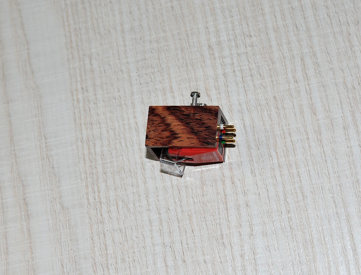Custom-Made Wood Body for Audio Technica VM 540 Series Cartridges Cocobolo Wood3