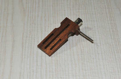 Custom-Made Headshell For Sme / Ortofon Tonearms Mahogany Wood Unique0