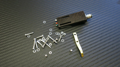 Hi-End Headshell Sme Type Made Of Ebony Wood +5N Silver Cable + Screws Set3