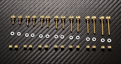 High End Premium Phono Screws Set M2.5  L=6-20mm non-magnetic !2