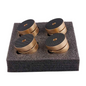4 pcs Ersatz Füße Dämpfer für Plattenspieler Lautsprecher Boxen Verstärker Amp0