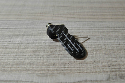 Exclusive Custom-Made Headshell made of Real Racing Carbon Gold Plated Pins SME2