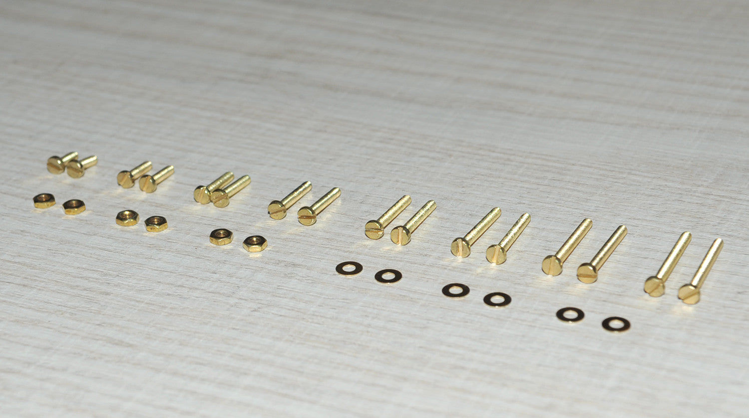 Phono Screws Set Brass M2 For Headshell/Pickup/Turntable1