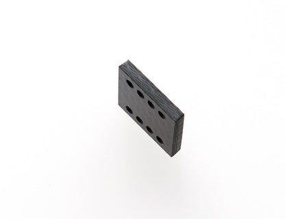 Universal Headshell / Cartridge Isolation / Spacer Real Carbon f. ex. SME EMT1