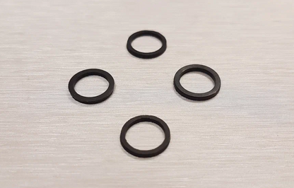 4x Rubber rings for Headshell SME EMT Ortofon etc. Resonance absorber BLACK1