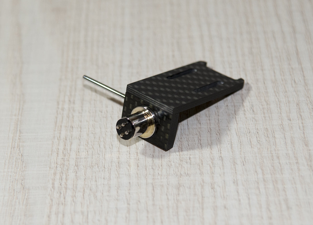 Custom-Made Headshell f. EMT 909 912 929 997 Tonearms made of Real Racing Carbon3