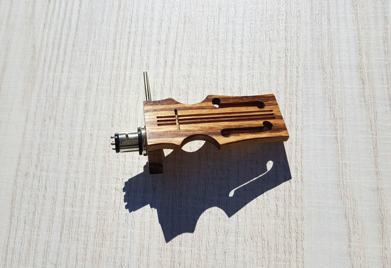 Exclusive Custom-Made Headshell Stradivarius For Sme Tonearms Zebrawood - New0