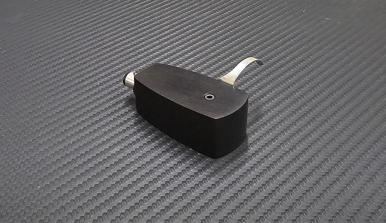 Custom-Made Wood Headshell for Vintage Ortofon SPU A MONO - Ebony Wood1
