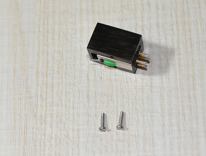 Ebony Wood Body For Audiotechnica AT95E Cartridge Mc Look Perfect Sound Improv2