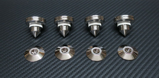 4x Spikes + 4x Pads / Isolierung for Plattenspieler / Lautsprecher / Boxen / NEW0