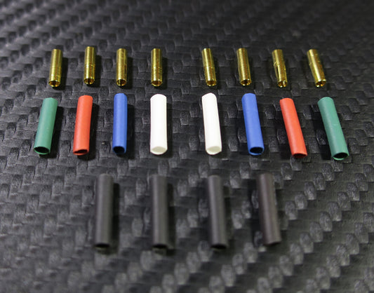 24K Gold Plated Sn-P Bronze Cartridge Connector Clips & Tubes - New Design0