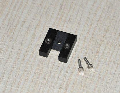 Adapter for Headshell Ortofon SPU A Mounting Bracket Ebony Wood 2.5gr - NEW -0