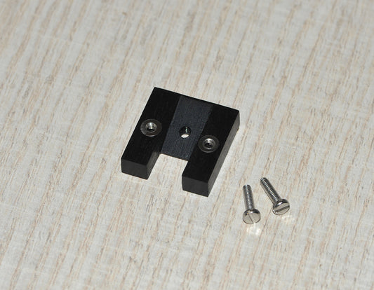 Adapter for Headshell Ortofon SPU A Mounting Bracket Ebony Wood 2.5gr - NEW -0
