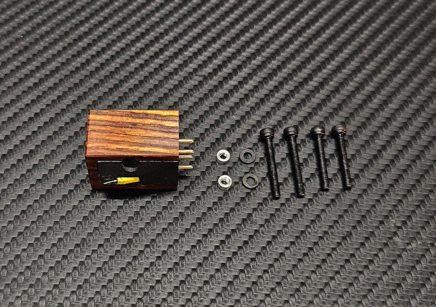 Custom-Made Wood Body f. DENON DL 103(R) Cocobolo -NO MODIFICATION IS REQUIRED-0