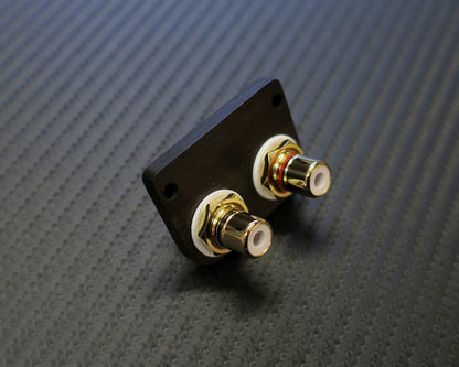 Sme 3009 3012 Tone-Arm Upgrade Kit Rca Connector Rca Gold Plated Ebony Wood1