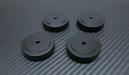 4x Füße / Isolierung für Plattenspieler / Lautsprecher / Boxen / mit Gummi - NEW0