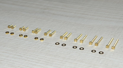 Phono Screws Set Brass M2 For Headshell/Pickup/Turntable 28pcs1