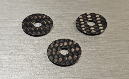 3x Unterlegscheiben für Thorens TD125 TD126 TD127 Federung Real Racing Carbon2