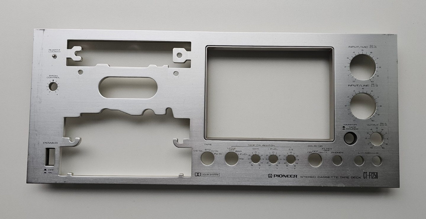 Pioneer CT-F1250 Front Panel / Spare part / 100% Genuine Part /0