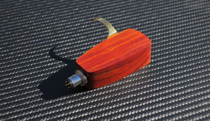 Custom-Made Wood Headshell for Ortofon SPU GT Royal N cartridges - Cocobolo Wood2