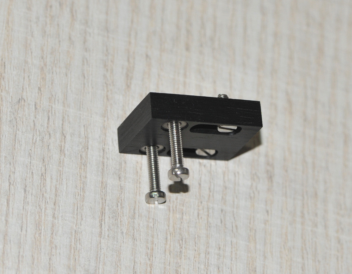 Adapter/Slider/Mounting Bracket For Lenco L70 Headshell - Ebony Wood - New0