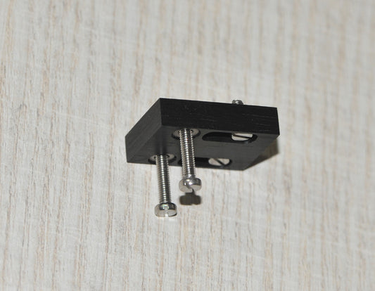 Adapter/Slider/Mounting Bracket For Lenco L70 Headshell - Ebony Wood - New0