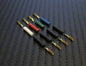 24K GOLD plated CARTRIDGE CONNECTOR CLIPS & TUBES for Phono Pick-up Cartridge0
