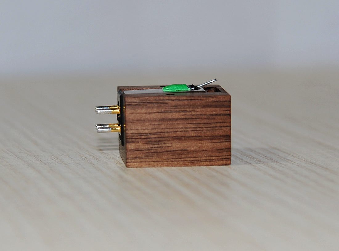 WOOD BODY for Audio-Technica AT95E Cartridge MC Look Tonabnehmer Walnut - NEW -3