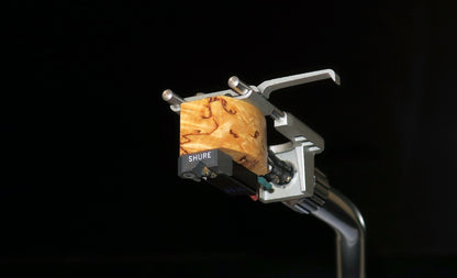 Custom-Made Wood Body for SHURE M44 Series Cartridge Holzgehäuse Karelian Birch0
