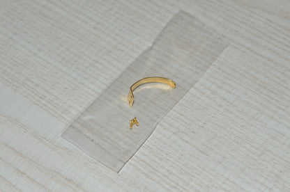 ORTOFON SPU Headshell Finger-Lift with 2x screws Gold Color - NEW ORIGINAL - 1