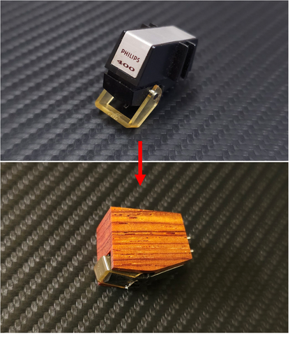 Custom-Made Wood Body for Philips GP Series made of Cocobolo Wood0