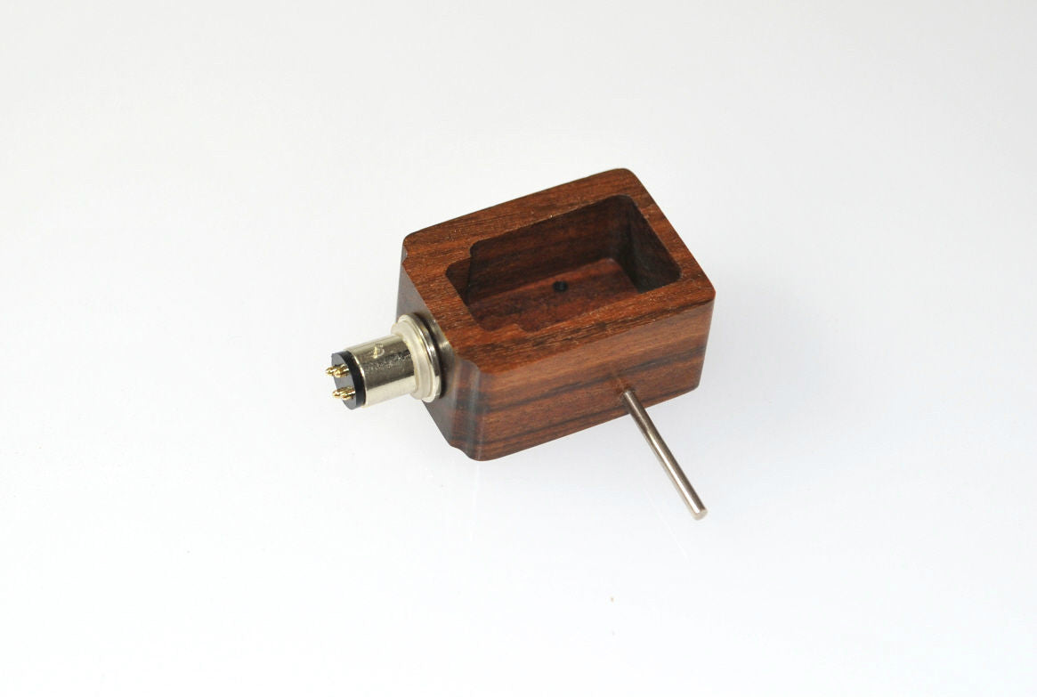 New - With Emt Connector Headshell Body Amazakoué Wood For Denon DL103 DL103R0