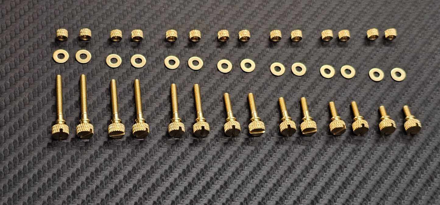 High End Premium Phono Screws Set NON-MAGNETIC Bronze M2.5  L=6-20mm4