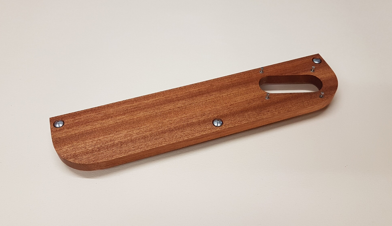 Tonarmboard Base for Thorens TD-124 / SME 3009 MKI MKII HiFi SOLID WOOD MAHOGANI0