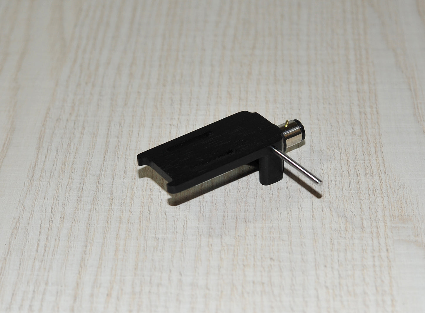 Custom-Made Headshell With Sme Connector Type Ebony Wood For Sme Shure - New1