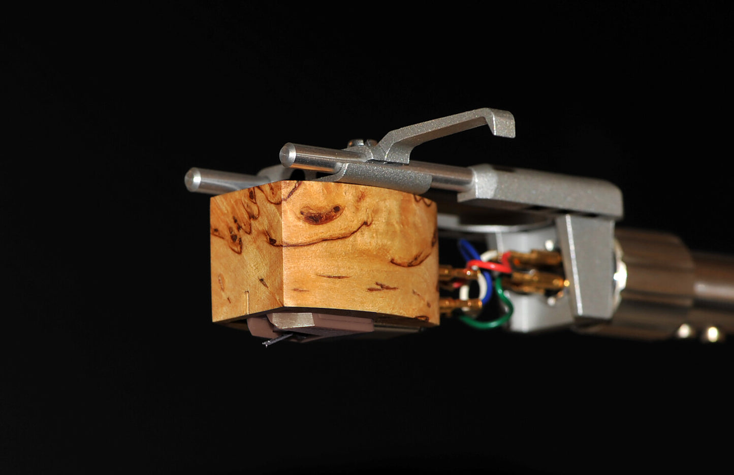 Wooden Housing For Audiotechnica AT-VM95 Series Pickup - Karelian Birch Wood0