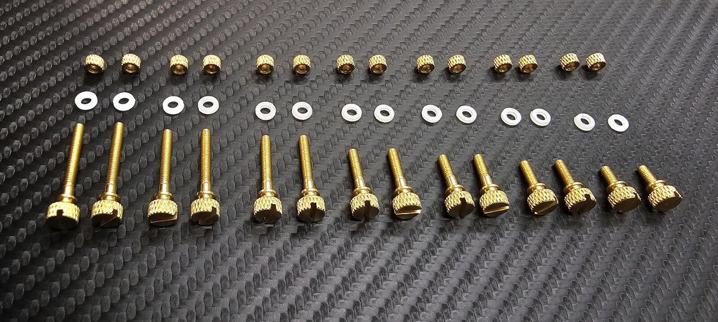 High End Premium Schrauben Set BRONZE M2.5 6-20mm NICHT MAGNETISCH -NEU-3