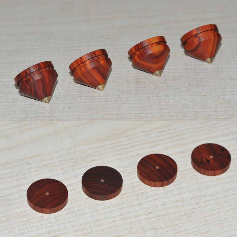 4x High Quality Improved / Absorber / Spikes / Isolierung for Luxman turntable 2