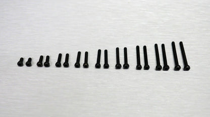Schwarze Phono Schrauben Set M2 for Hex Key für Thorens TP Headshells1