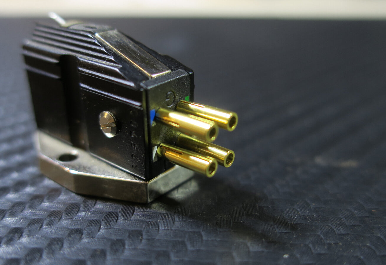 24K GOLD plated CONNECTOR CLIPS & TUBES for Phono Pick-up Cartridge NEW DESIGN -1