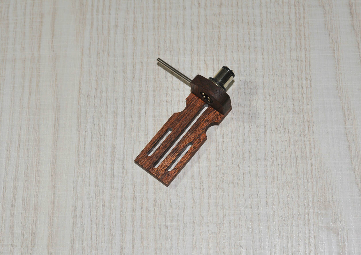 Custom-Made Headshell For Sme / Ortofon Tonearms Mahogany Wood Unique2