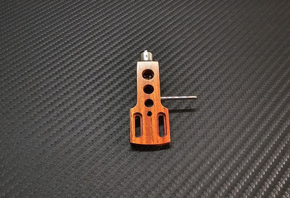 Custom-Made Headshell WITH THREAD FOR WEIGHT for TECHNICS Tonearm Cocobolo Wood2
