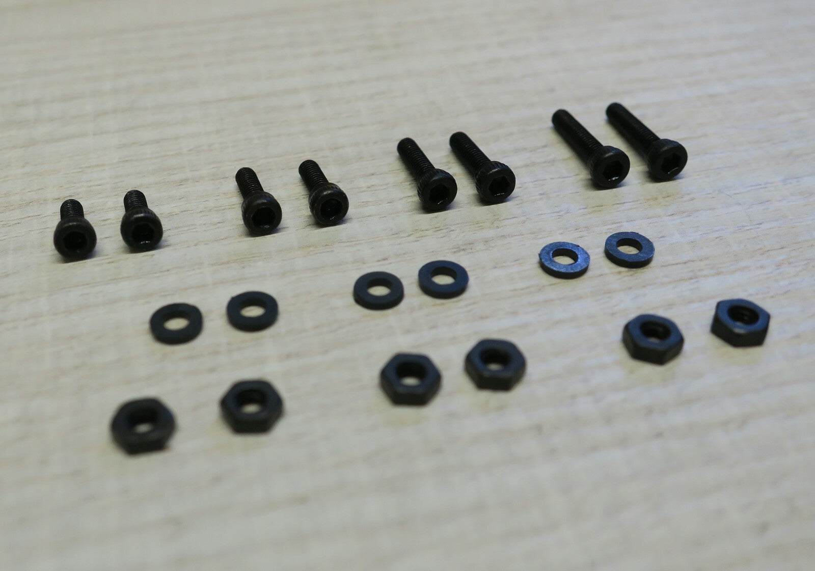 Black Phono Screw Kit M2.5 Hex Cap Stainless Steel for Cartridge Headshell 6-121